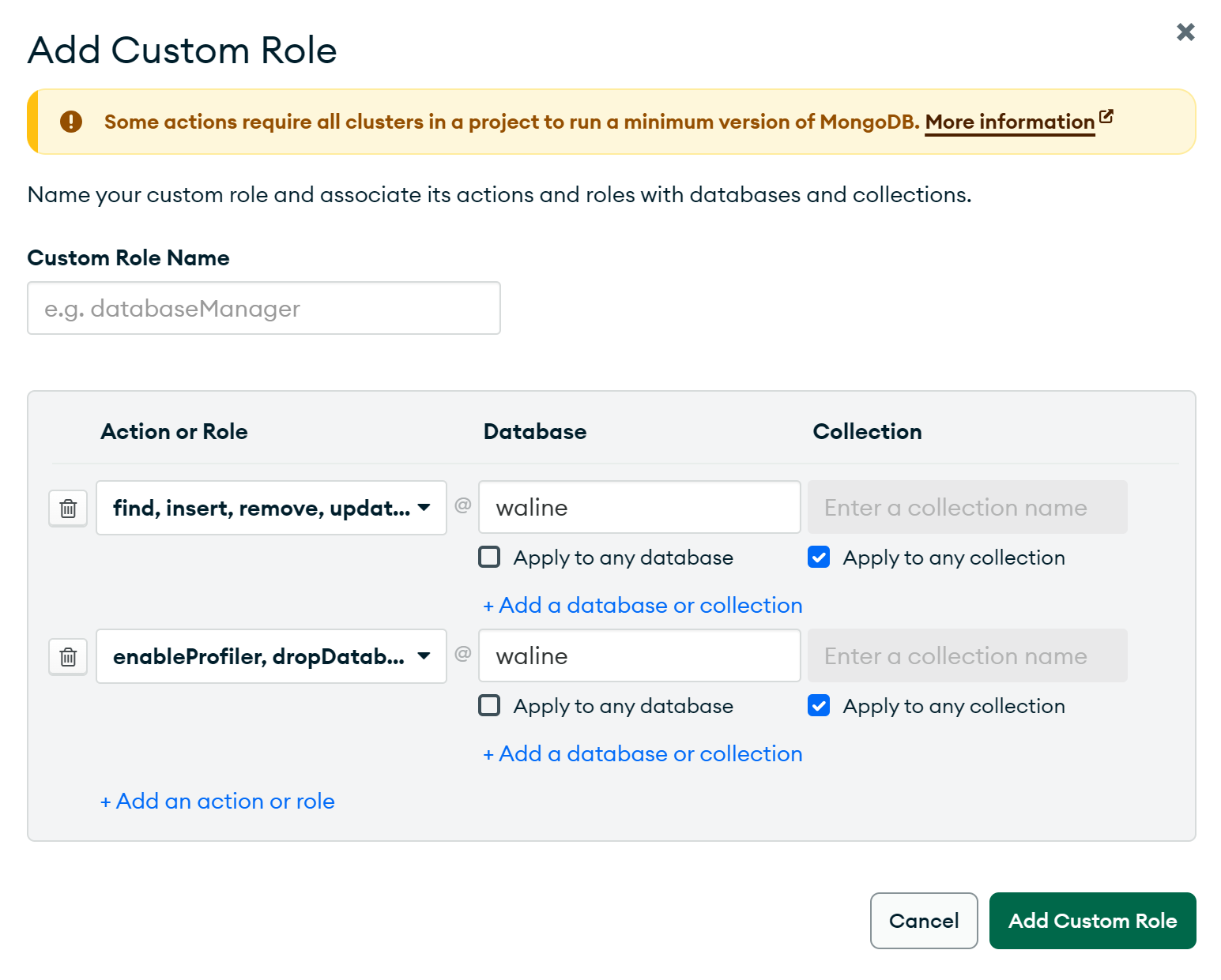 add custom role